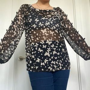 Sheer Blouse XS-S